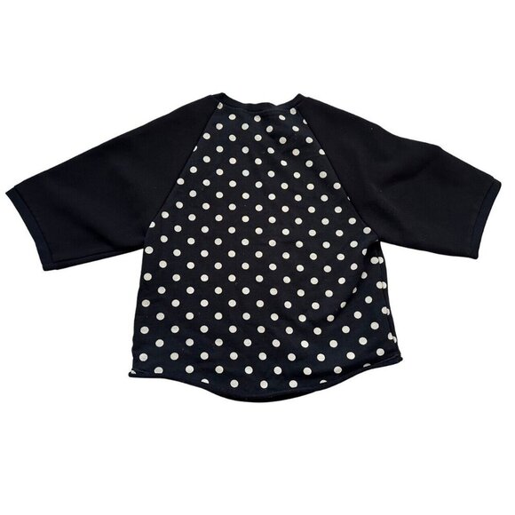 3.1 Phillip Lim Sweater Polka Dot‎ Crop Boxy Short Sleeve Womens S Preppy Retro - Picture 5 of 12